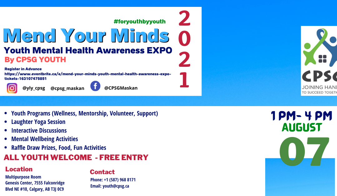 Mend Your Minds! Youth Mental Health Awareness Expo!