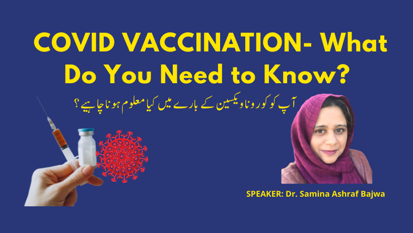 COVID Vaccination- What do you need to know?